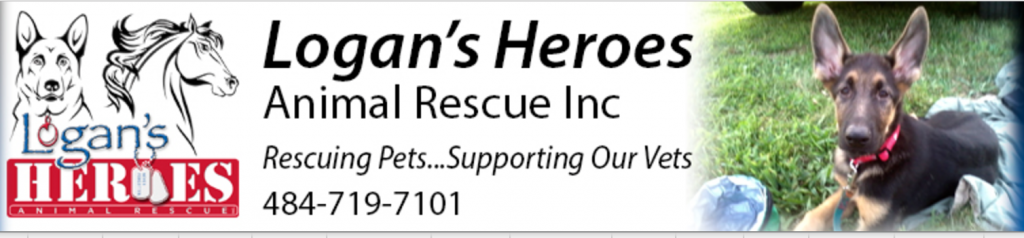 Logan's Heroes Animal Rescue Banner